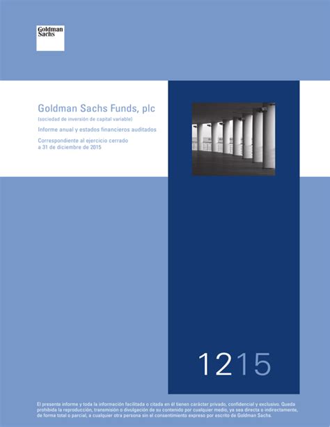 goldman sachs funds plc